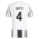 Juventus Gatti 4 Thuisshirt 2025-2026 Voetbaltenue