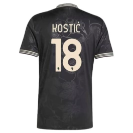 Juventus Kostić 18 Third Shirt 2025-2026 Voetbaltenue