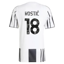 Juventus Kostić 18 Thuisshirt 2025-2026 Voetbaltenue
