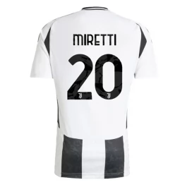 Juventus Miretti 20 Thuisshirt 2024-2025 Voetbaltenue