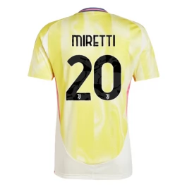 Juventus Miretti 20 Uitshirt 2024-2025 Voetbaltenue