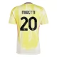 Juventus Miretti 20 Uitshirt 2024-2025 Voetbaltenue