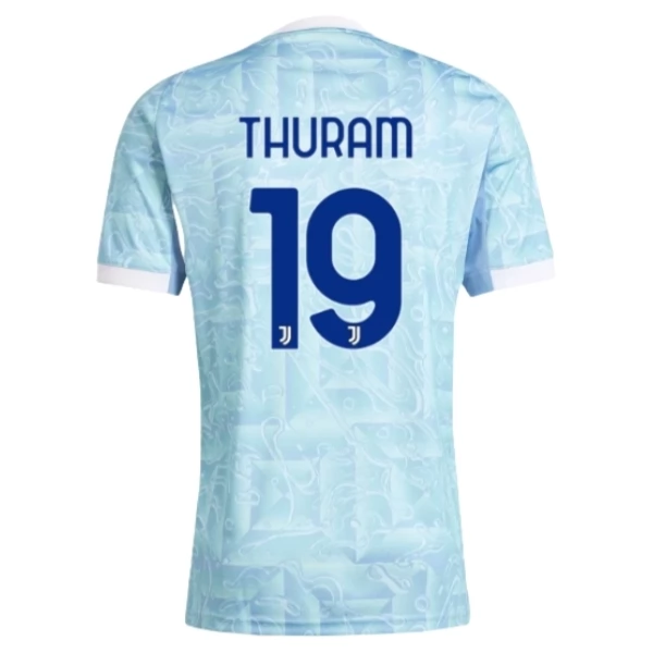 Juventus Thuram 19 Uitshirt 2025-2026 Voetbaltenue Juventus Thuram 19 Uitshirt 2025-2026 Voetbaltenue