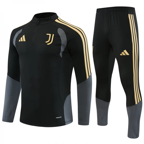 Juventus Trainingspak 2026-27 Kind - 1-4 Zip Zwart Juventus Trainingspak 2026-27 Kind - 1-4 Zip Zwart