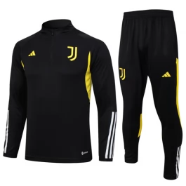 Juventus Trainingspakken 2023-24 - 1-4 Zip Zwart
