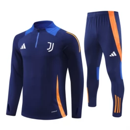 Juventus Trainingspakken 2024-25 - 1-4 Zip Blauw