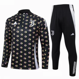 Juventus Trainingspakken 2024-25 - 1-4 Zip Zwart