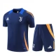 Juventus Trainingsshirt Pakken 2024-25 - Shorts Blauw