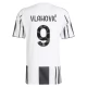Juventus Vlahović 9 Thuisshirt 2025-2026 Voetbaltenue