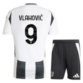 Juventus Vlahović 9 Thuisshirt Kids 2024-2025 Voetbaltenue