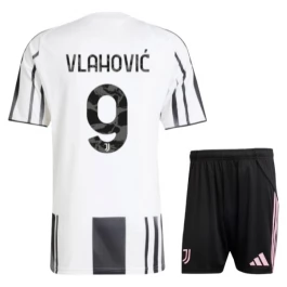 Juventus Vlahović 9 Thuisshirt Kids 2025-2026 Voetbaltenue