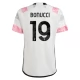 Juventus Voetbaltenue Bonucci 19 2023-2024 Uitshirt