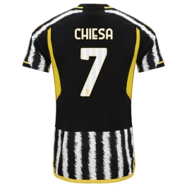 Juventus Voetbaltenue Chiesa 7 2023-2024 Thuisshirt