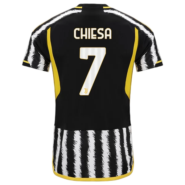 Juventus Voetbaltenue Chiesa 7 2023 2024 Thuisshirt