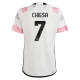Juventus Voetbaltenue Chiesa 7 2023-2024 Uitshirt
