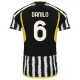 Juventus Voetbaltenue Danilo 6 2023-2024 Thuisshirt