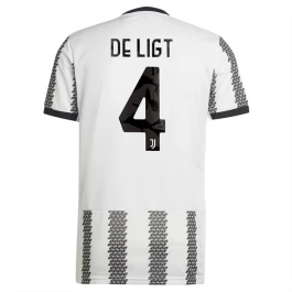 Juventus Voetbaltenue De Ligt 4 2022-2023 Thuisshirt