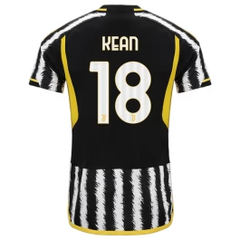 Juventus Voetbaltenue Kean 18 2023-2024 Thuisshirt