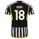 Juventus Voetbaltenue Kean 18 2023-2024 Thuisshirt