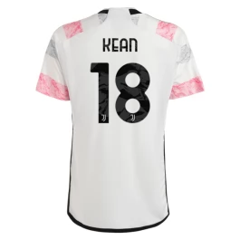 Juventus Voetbaltenue Kean 18 2023-2024 Uitshirt