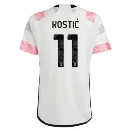 Juventus Voetbaltenue Kostic 11 2023-2024 Uitshirt