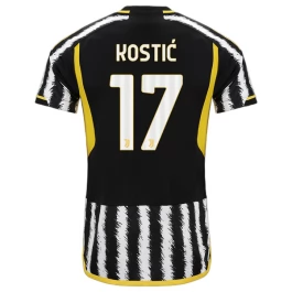 Juventus Voetbaltenue Kostic 17 2023-2024 Thuisshirt
