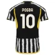 Juventus Voetbaltenue Pogba 10 2023-2024 Thuisshirt