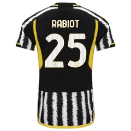 Juventus Voetbaltenue Rabiot 25 2023-2024 Thuisshirt