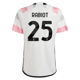 Juventus Voetbaltenue Rabiot 25 2023-2024 Uitshirt