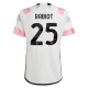 Juventus Voetbaltenue Rabiot 25 2023-2024 Uitshirt