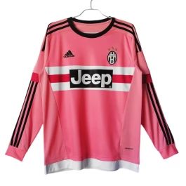 Juventus Voetbaltenue Retro 2015-2016 Uitshirt - L/S