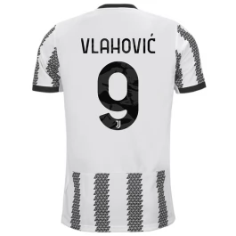 Juventus Voetbaltenue Vlahovic 9 2022-2023 Thuisshirt