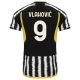 Juventus Voetbaltenue Vlahovic 9 2023-2024 Thuisshirt