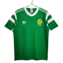 Kameroen Voetbaltenue Retro 1990 Thuisshirt