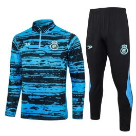 Kids Al Nassr FC Trainingspakken 2023-24 - 1-4 Zip Blauw