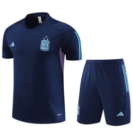 Kids Argentinië Trainingsshirt Pakken 2023-24 - Shorts Dark Blauw