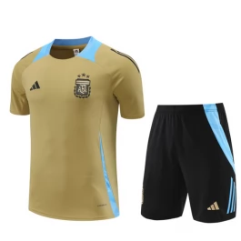 Kids Argentinië Trainingsshirt Pakken 2024-25 - Shorts Gold
