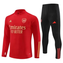 Kids Arsenal Trainingspakken 2023-24 - 1-4 Zip Rood