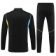 Kids Arsenal Trainingspakken 2023-24 - 1-4 Zip Zwart Geel