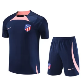 Kids Atlético Madrid Trainingsshirt Pakken 2023-24 - Shorts Blauw