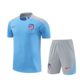 Kids Atlético Madrid Trainingsshirt Pakken 2024-25 - Shorts Blauw