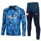 Kids Chelsea Trainingspakken 2023-24 - 1-4 Zip Blauw Camouflage