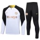 Kids Chelsea Trainingspakken 2023-24 - 1-4 Zip Wit Zwart