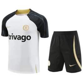 Kids Chelsea Trainingsshirt Pakken 2023-24 - Shorts Wit