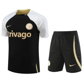 Kids Chelsea Trainingsshirt Pakken 2023-24 - Shorts Zwart