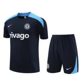 Kids Chelsea Trainingsshirt Pakken 2024-25 - Shorts Zwart