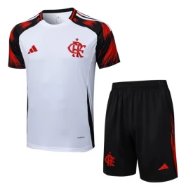 Kids CR Flamengo Trainingsshirt Pakken 2025-26 - Shorts Wit