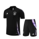 Kids Duitsland Trainingsshirt Pakken 2024-25 - Shorts Zwart