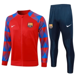 Kids FC Barcelona Trainingsjackpakken 2023-24 - Rood Blauw