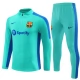 Kids FC Barcelona Trainingspakken 2023-24 - 1-4 Zip Blauw